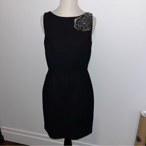 LAUREN RALPH LAUREN: beaded shoulder dress